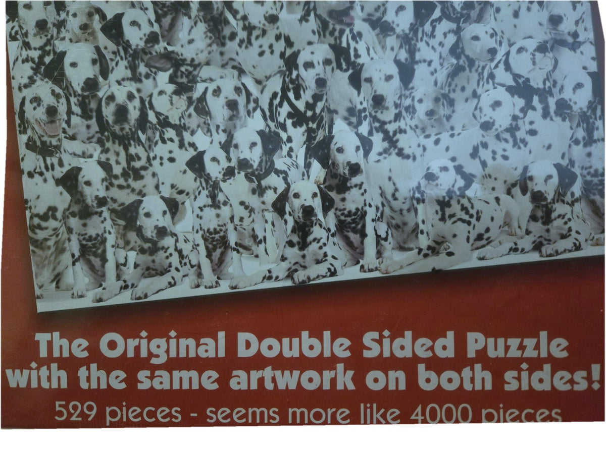 World's Most Difficult Jigsaw Puzzle Dalmatians 529 Pc Double Sided Sealed