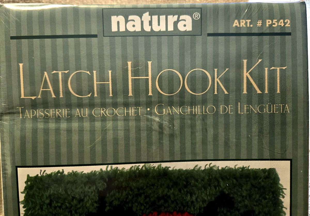 Caron Natura Latch Hook Kit Ladybug 12x12 P542 Factory Sealed