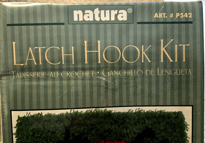 Caron Natura Latch Hook Kit Ladybug 12x12 P542 Factory Sealed