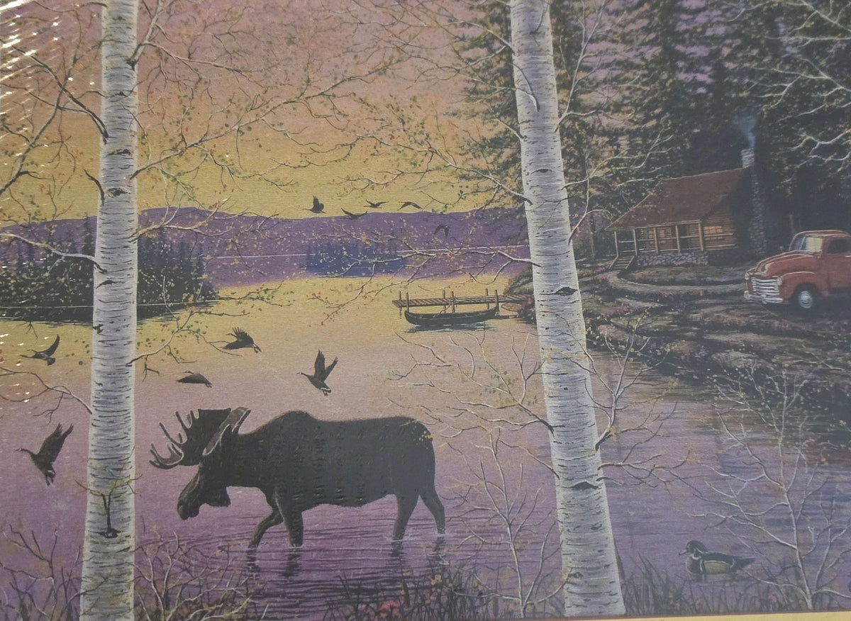 Moose Lodge 1000 Piece Jigsaw Puzzle - SunsOut - Michael Bennett