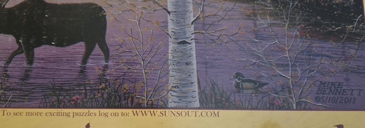 Moose Lodge 1000 Piece Jigsaw Puzzle - SunsOut - Michael Bennett