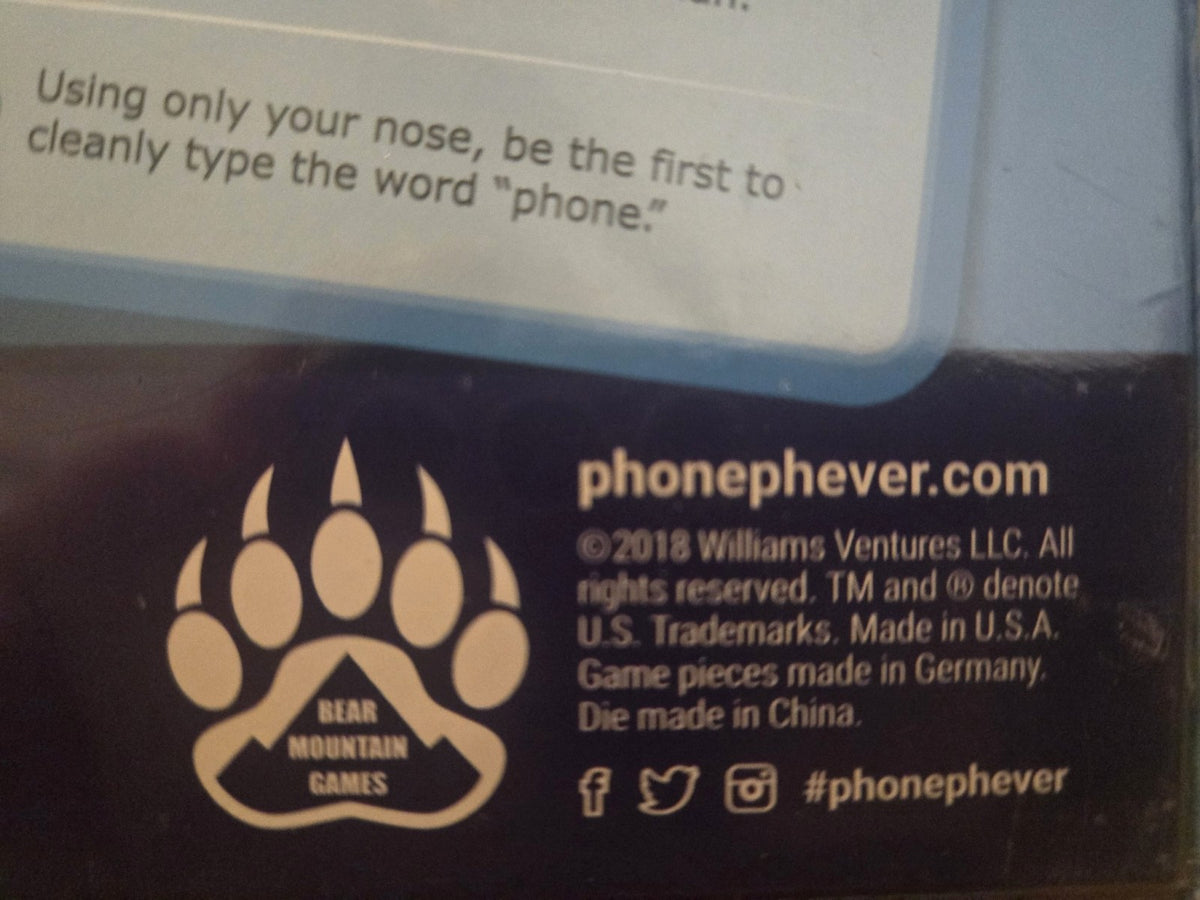 Phone Phever Board Game The Uproarious Game of SmartPhones & Phone Smarts