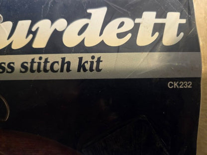 &nbsp;Vintage 1985 Dale Burdett Cross Stitch Kit Dresden Plate Home Sweet Home CK232