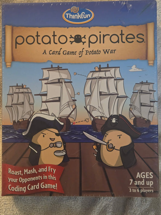 ThinkFun Potato Pirates Coding Card Game - Factory Sealed - Ages 7+ 3-6 Players