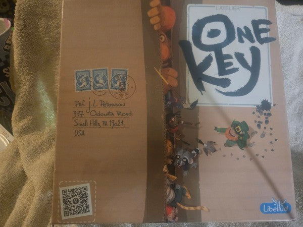 One Key Board Game Libellud L'Atelier Cooperative Deduction Game Sealed 2019
