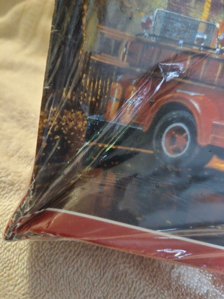 Great American Puzzle Factory Village Fire House 1000 Pc Sealed Dave Barnhouse