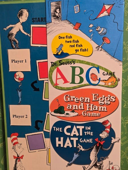 Dr. Seuss 4-Game Treasury - University Games (2003) - NEW/SEALED PIECES