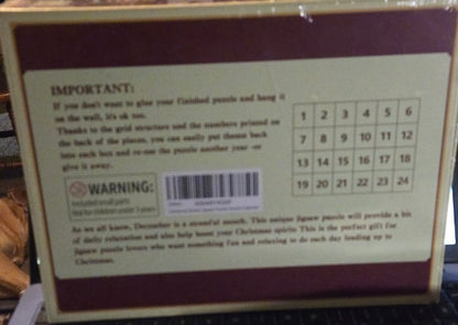 CHRISTMAS CELEBRATION THE JIGSAW ADVENT CALENDAR + PREMIUM PUZZLE POSTER INCLUDED NEW SEALED
