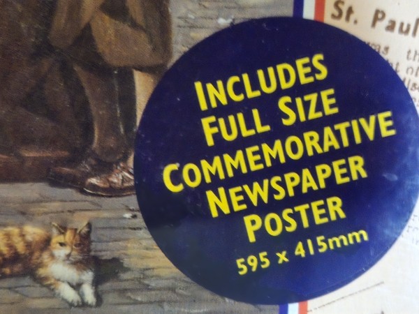 WADDINGTONS SPECIAL EDITION VE DAY 1000 PC PUZZLE + FREE COMMEMORATIVE NEWSPAPER POSTER NEW SEALED