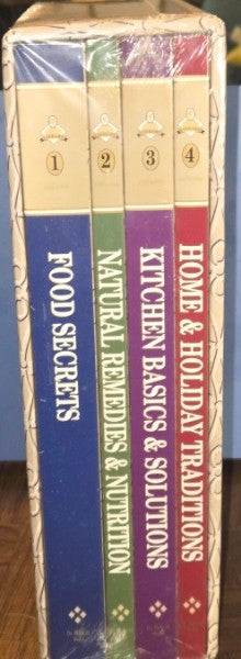 2002 GRANDMOTHERS KITCHEN WISDOM LIBRARY 4 BOOK SET DR MYLES H BADER NEW SEALED