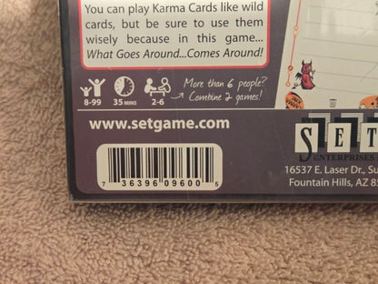 NEW SEALED Karma King Card Game RARE Out of Print (OOP) SET Enterprises 60 Cards
