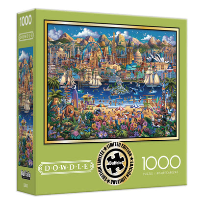 Dowdle Limited Edition 1000 Piece Jigsaw Puzzle Buffalo Games World Pieces NIB