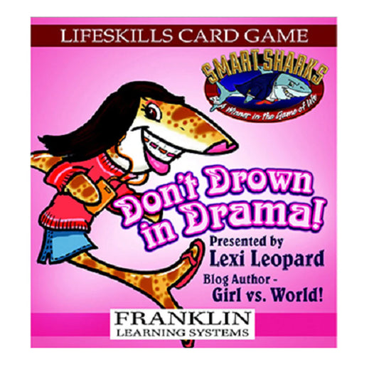 FRANKLIN LEARNING SYSTEM DON'T DROWN INN DRAMA! LIFE SKILLS CARD GAME FOR PRE-TEEN GIRLS NEW SEALED
