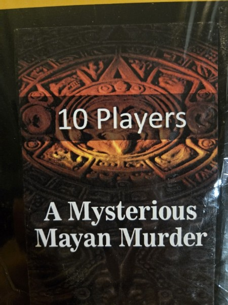 A MYSTERIOUS MAYAN MURDER-MURDER MYSTERY DINNER PARTY GAME FOR 10 PLAYERS RED HERRING GAMES