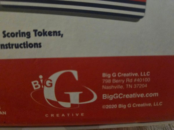 Big G Creative Who's The G.O.A.T. Party Board Game New Factory Sealed