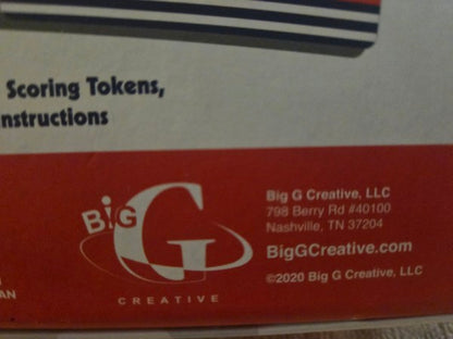 Big G Creative Who's The G.O.A.T. Party Board Game New Factory Sealed