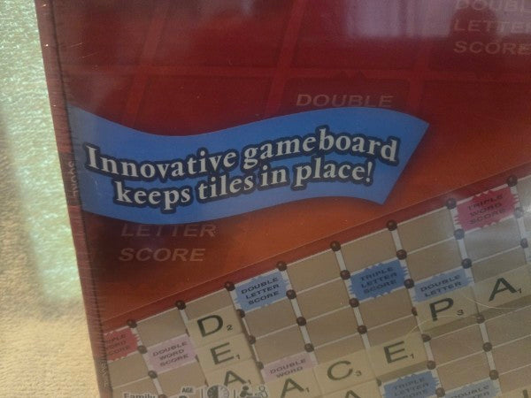 Tile Lock Scrabble Board Game Winning Moves Hasbro Brand New Factory Sealed NOS