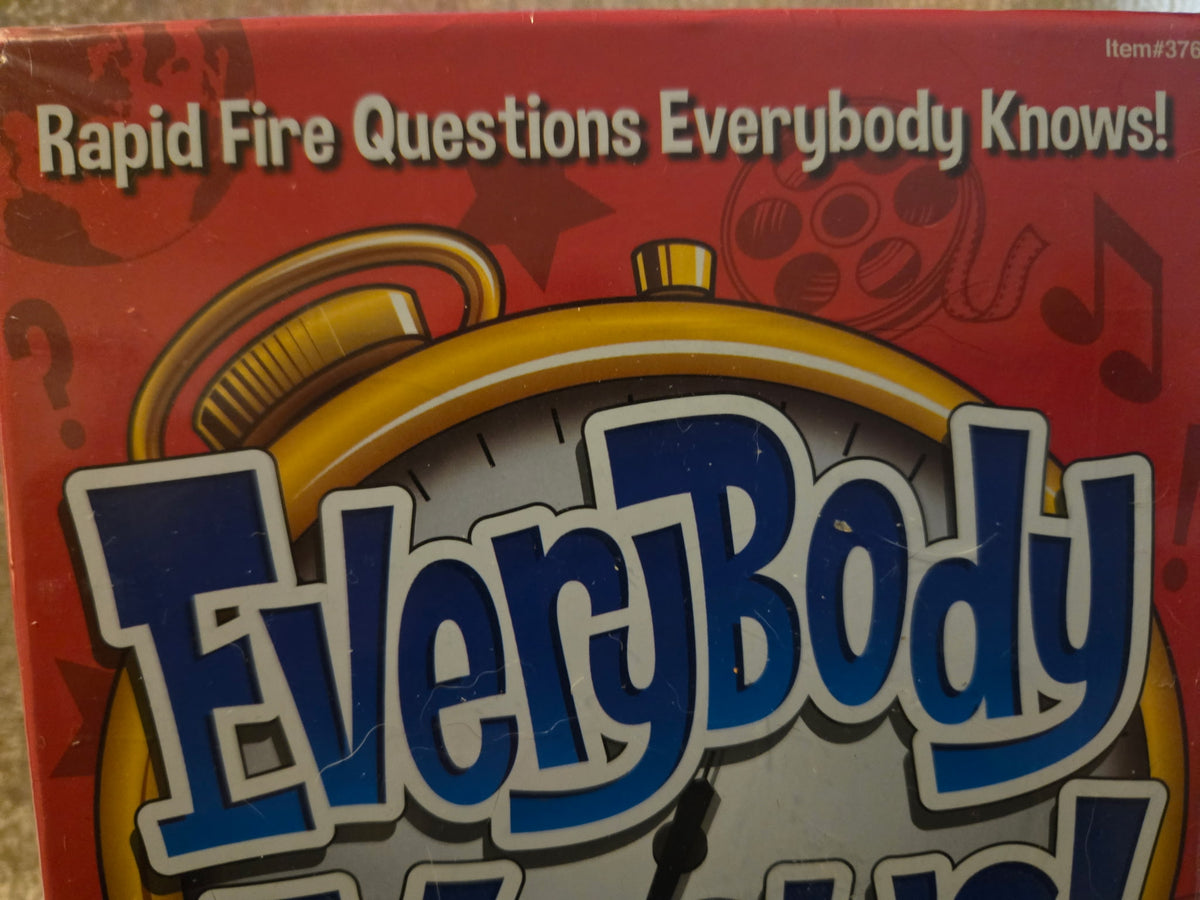 Everybody Knows Rapid Fire Questions Trivia Game Endless Games Sealed New Item 376
