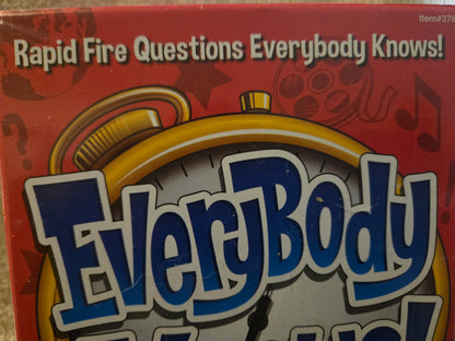 Everybody Knows Rapid Fire Questions Trivia Game Endless Games Sealed New Item 376