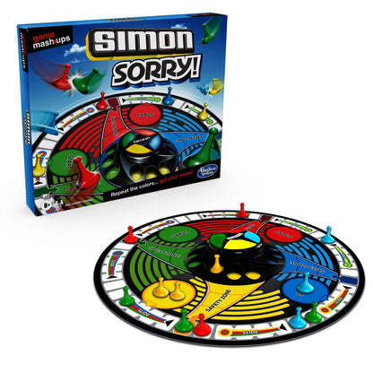NEW Simon Sorry! Game Mash+ups Family Board Game By Hasbro Gaming FACTORY SEALED
