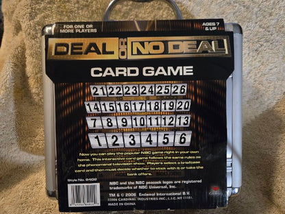 Deal or No Deal Card Game Collector's Metal Briefcase Edition Brand New Factory Sealed