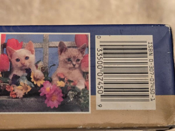 Vintage 1996 Golden Books "Window Box Kittens" 100 Piece Puzzle - NEW SEALED