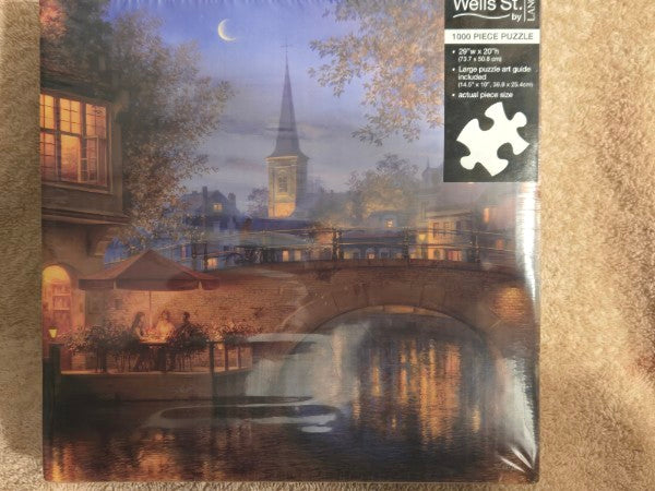 Twilight Reflections 1000 Piece Jigsaw Puzzle - Evgeny Lushpin Wells St. by LANG