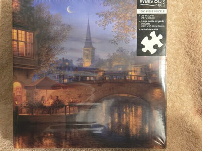 Twilight Reflections 1000 Piece Jigsaw Puzzle - Evgeny Lushpin Wells St. by LANG
