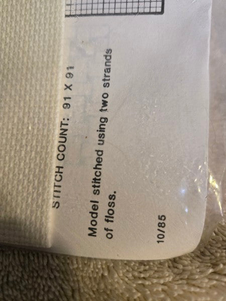 &nbsp;Vintage 1985 Dale Burdett Cross Stitch Kit Dresden Plate Home Sweet Home CK232