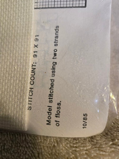 &nbsp;Vintage 1985 Dale Burdett Cross Stitch Kit Dresden Plate Home Sweet Home CK232