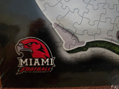 Miami University RedHawks 3 in 1 TRI-a-puzzle Jigsaw Puzzle 350 Pc Late For The Sky Factory Sealed