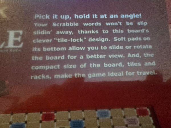 Tile Lock Scrabble Board Game Winning Moves Hasbro Brand New Factory Sealed NOS