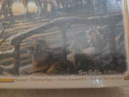 🧩 Terry Redlin "Sweet Memories" 1000pc Puzzle White Mountain Sealed #1138 USA