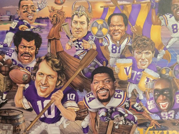 Minnesota Vikings NFL All-Time Greats 500-Piece Jigsaw Puzzle - MasterPieces