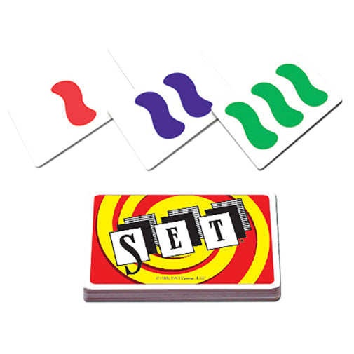 SET THE FAMILY GAME OF VISUAL PERCEPTION GROUP PLAY OR SOLITAIRE 30 YEARS PLAYMONSTER NEW