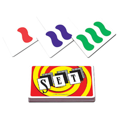 SET THE FAMILY GAME OF VISUAL PERCEPTION GROUP PLAY OR SOLITAIRE 30 YEARS PLAYMONSTER NEW