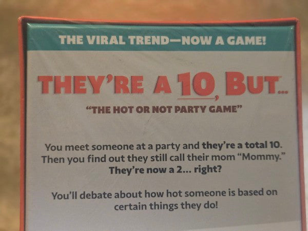 They’re A 10, But... "The Hot Or Not Party Game" – Brand New & Factory Sealed