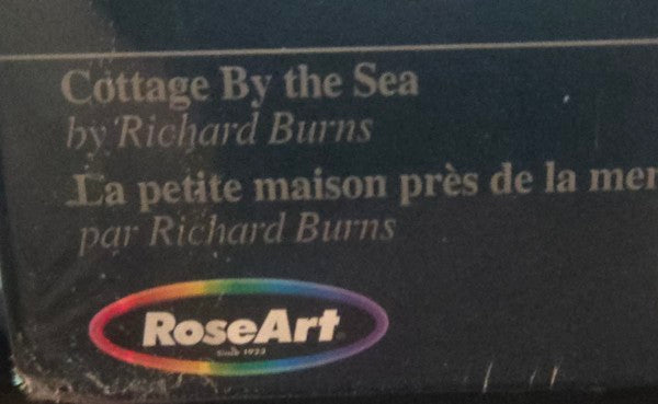 ROSE ART COTTAGE BY THE SEA MAGIC EFFECTS COLLECTION 500 PC PUZZLE BY RICHARD BURNS