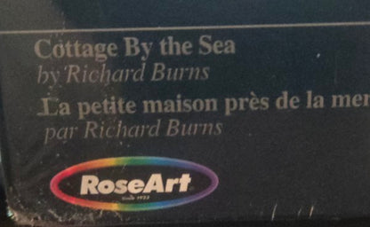 ROSE ART COTTAGE BY THE SEA MAGIC EFFECTS COLLECTION 500 PC PUZZLE BY RICHARD BURNS
