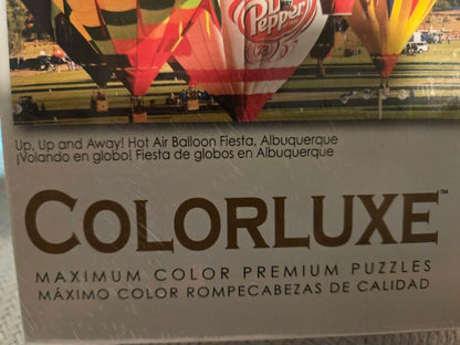 Colorluxe 1000 Piece Jigsaw Puzzle - Up, Up and Away! Albuquerque Balloons New Sealed