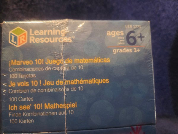 Learning Resources I Sea 10! Math Game - New & Factory Sealed - Ages 6+ Grade 1+