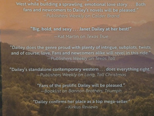 Calder Grit by Janet Dailey Hardcover Dust Jacket The Calder Brand Book 2 Romance