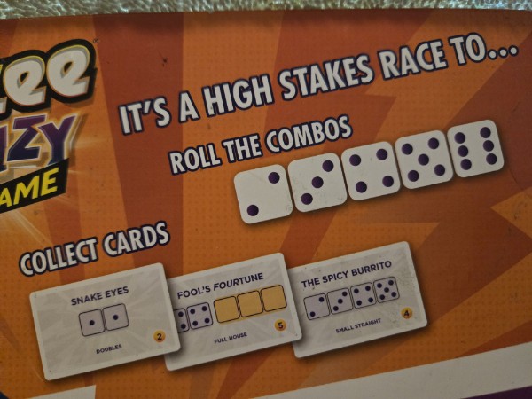 Brand New Hasbro Gaming Yahtzee Frenzy Dice &amp; Card Game Sealed 20 Dice 8+