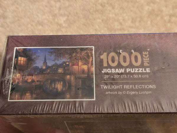Twilight Reflections 1000 Piece Jigsaw Puzzle - Evgeny Lushpin Wells St. by LANG
