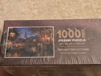 Twilight Reflections 1000 Piece Jigsaw Puzzle - Evgeny Lushpin Wells St. by LANG