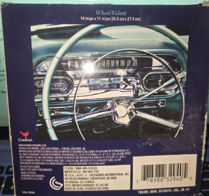 CARDINAL- WHEEL VOLANT - CLASSIC CAR DASHBOARD 500 PIECE PUZZLE  NEW