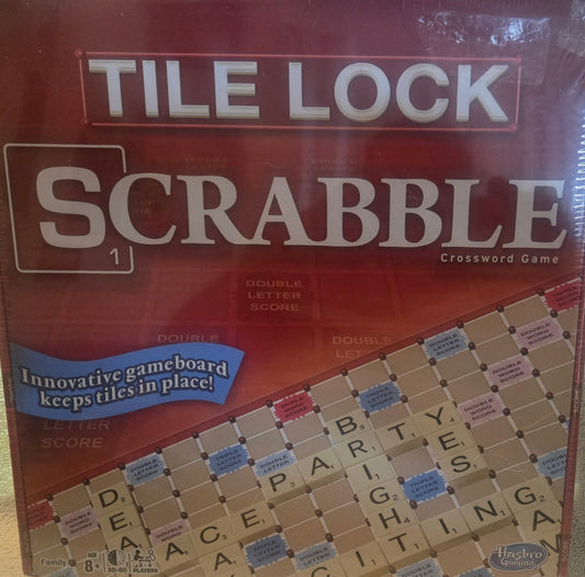 Tile Lock Scrabble Board Game Winning Moves Hasbro Brand New Factory Sealed NOS