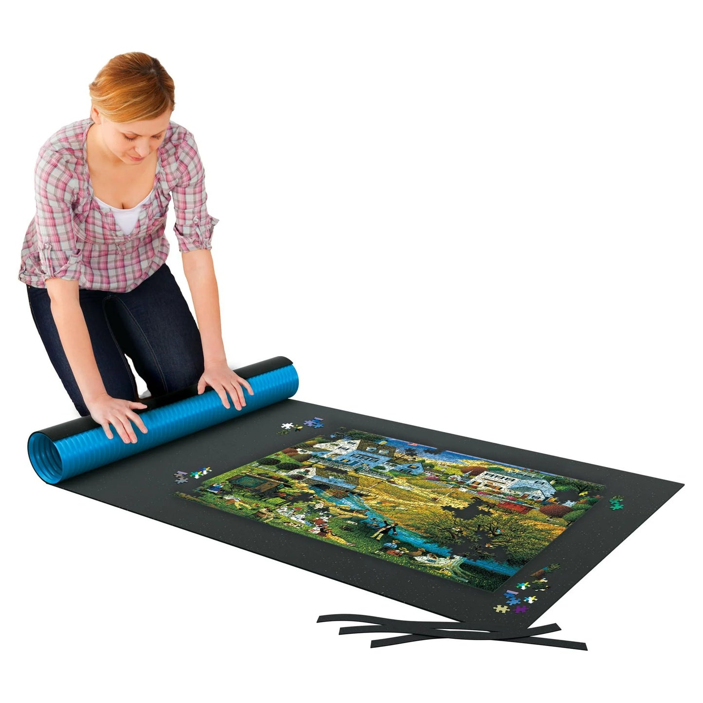 Buffalo Games Jigsaw Pro Roll-Up Puzzle Mat The Expandable Puzzle Saver New Sealed
