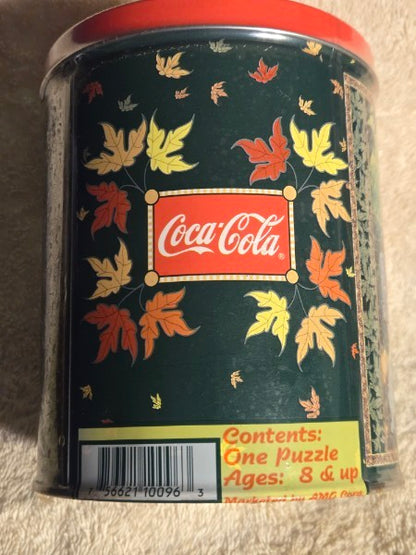 Share Vtg. 1998 Coca-Cola Puzzle in Tin 200 Pc Factory Sealed Norman Rockwell Boy Dog