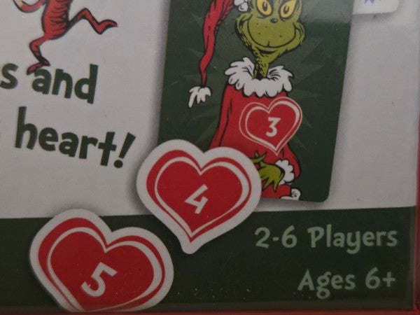 Dr. Seuss Grinch Grow Your Heart Card Game Factory Sealed Goliath 2024 New